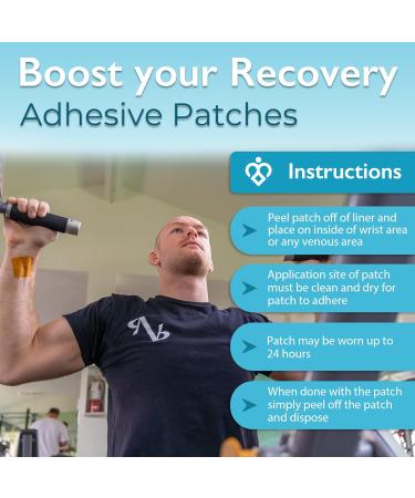 Boost Recovery Patches (4 Pack) | Plant-Based Wellness Support | Non-Toxic & Latex-Free | Made in USA - Buy Online on GoSupps.com