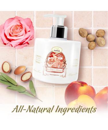 Buy Hand Cream Rose & Peach - 300ml Moisturizing Balm with Argan Oil | Ideal for Cracked & Very Dry Hands - International Shipping - Buy Online on GoSupps.com