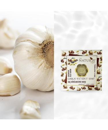 Black Garlic Organic Bar Soap - Moisturizing Natural Oil Cleanser for Hair Hands Face & Body | Skin Care Bath Wash - Buy Online on GoSupps.com