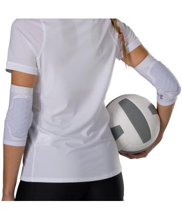 Under Armour Volleyball Elbow Pads - Youth & Adult Small White | Top Protection for Court Performance - Buy Online on GoSupps.com