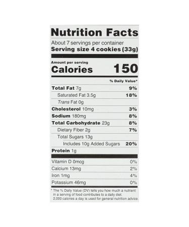 Kinnikinnick Gluten Free Chocolate Chip Cookies - Montana 8 oz (Pack of 6) - Buy Online on GoSupps.com