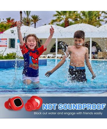 Swim Ear Plugs - Waterproof Silicone for Adults & Kids - 4 Sizes for Small Ear Canals - Buy Online on GoSupps.com