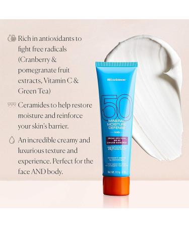 MDSolarSciences Mineral Moisture Defense SPF 50 Sunscreen for Body - 4 Fl Oz - Buy Online on GoSupps.com