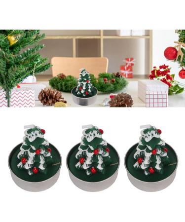 Christmas Tree Tealight Candles Gift Set | Scented Soy Wax Aromatherapy for Home | Stress Relief Christmas Decor - Buy Online on GoSupps.com