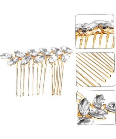 Beavorty Fashionable Diamond Hair Accessories Wedding Hair Accessories Wedding Decor Hair Clip Hair Barrettes Hair Pin Bridal Headpiece Horse Eye Zinc Alloy Bride Comb - Buy Online on GoSupps.com