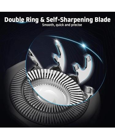 Hohota 1 Set Electric Shaver 7D Floating Cutter Head Base Charging Portable Men Beard Shaver Shaving - Buy Online on GoSupps.com