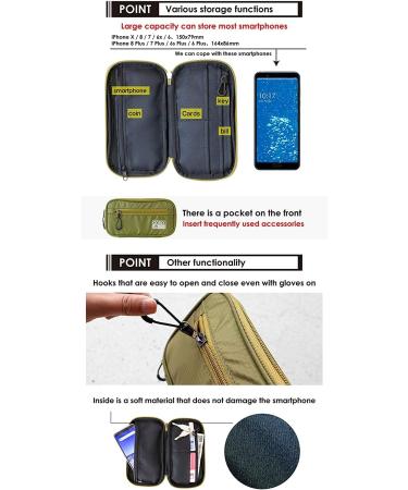 GORIX Waterproof Cycle Wallet Pouch Bag | Black Cell Phone Holder for Road Bike & MTB - Perfect for Cycling Adventures - Buy Online on GoSupps.com
