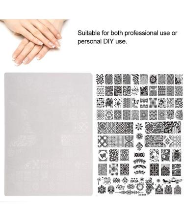 Nail Art Template Plastic Nail Stamping Plates Stencil Manicure Stamping Animal Flower Nail Art Stencil Versatility for Women Kid Art Decoration(XY-B02) - Buy Online on GoSupps.com