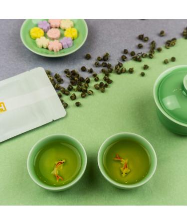 Buy Imperial Jasmine Pearls | Premium Green Jasmine Tea from China - 80g Dried Flowers - Buy Online on GoSupps.com