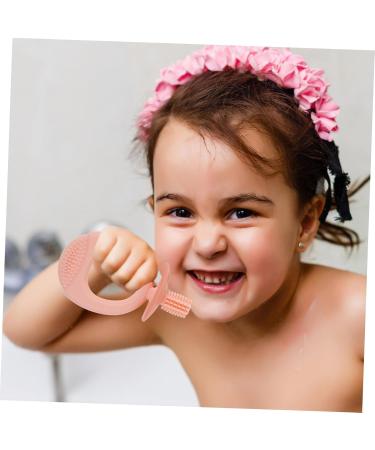Frcolor Silicone Toddler Toothbrush Set - 2 Pack Kids Oral Care - Safe & Soft Silicone Dental Toys for Children - Buy Online on GoSupps.com