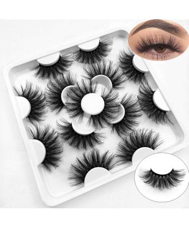 7 Pairs 3D Mink False Eyelashes - Handmade, Long, Dramatic Eye Makeup Tools - Buy Online on GoSupps.com