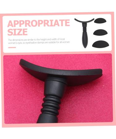 Healeved 2 Sets Eye Shadow Stamp Makeup Tool Useul Eyeshadow Stamp Lazy Eye Shadow Seal Black - Buy Online on GoSupps.com