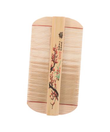 Holibanna Peigne Bambou Double Face Dents Fines Pour D m lage Et limination Des Pellicules Soin D licat Du Chevelu Pour Hommes Femmes Chiens Et Chats Toilettage Des Animaux