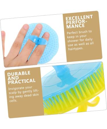 Fomiyes 6-Piece Shower Brush Set - Silicone Scalp Massage & Skin Cleaning - Deep Tissue Triggering Point Bathing Brush - Buy Online on GoSupps.com