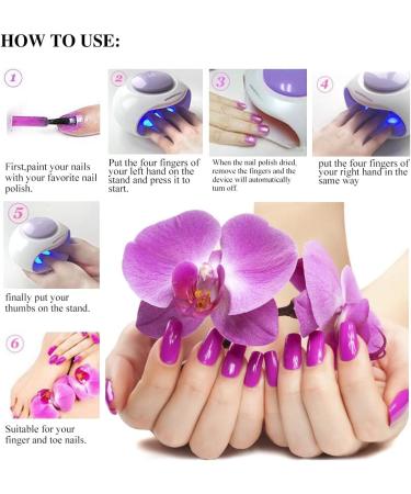 TOUCHBeauty Portable Nail Dryer - Mini UV LED Lamp for Kids & Teens | TB-0889 - Buy Online on GoSupps.com