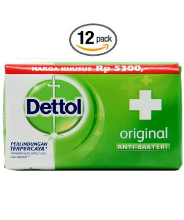 Dettol Anti-Bacterial Hand & Body Soap 110g/3.88oz - Pack of 12 | Original Scent - Buy Online on GoSupps.com