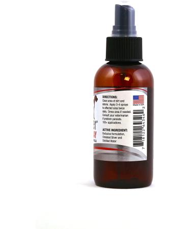 PetSilver Wound Spray - All Natural Pain Relief for Hot Spots, Wounds & Burns | Vet Formulated in USA - Buy Online on GoSupps.com