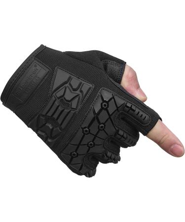 Seibertron T.T.F.I.G 2.0 Men's Tactical Gloves - Flexible TPR Impact Protection for Airsoft Paintball & Outdoor Activities - XL Black - Buy Online on GoSupps.com