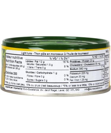 John West Tuna Chunks in Sunflower Oil 145g - High Protein Natural Option - Pack of 1 - Buy Online on GoSupps.com