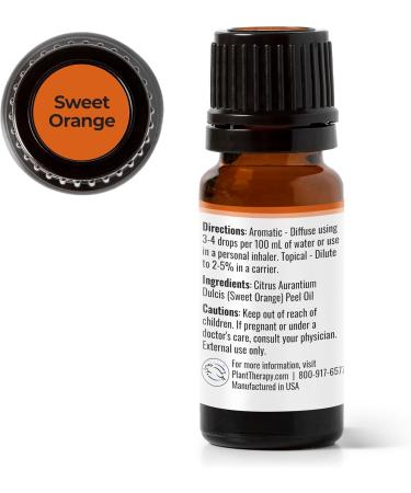 Sweet Orange Essential Oil 100% Pure - Plant Therapy | Natural Aromatherapy Therapeutic Grade 10 mL International Shipping - Buy Online on GoSupps.com