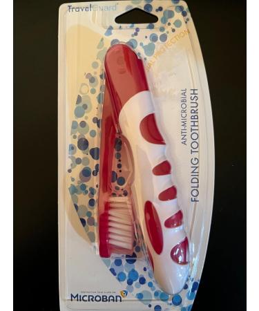 Sprayco Microban Travel Toothbrush - Antibacterial Protection - 1 Count - Buy Online on GoSupps.com