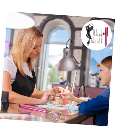 Ipetboom 1set Nail Polisher Kit De Manicura Nails Tools Maquina De Nail Polishing Kit Manicure Kit Nail Electric Manicure Tools Nail Art Tools Aluminum Nail Pedicure 13x2.5cm Rosy - Buy Online on GoSupps.com