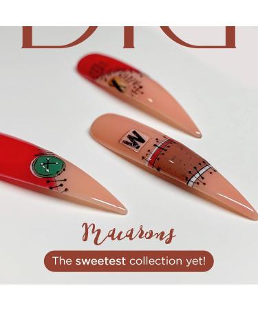 Didier Lab - Premium Gel Nail Polish Macarons - Chocolate - Gel Nail Varnish - Nail Art - Long-Lasting High Gloss Wear - Easy to Apply - Gel Nails - Rich Pigment - UV/LED - Chip Resistant - Buy Online on GoSupps.com