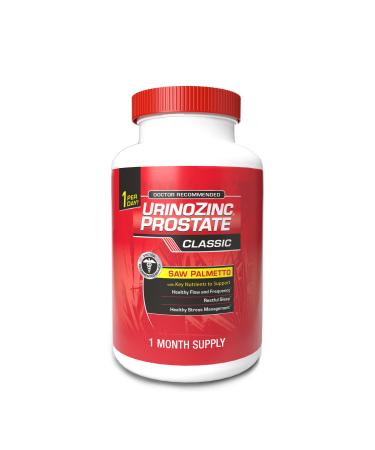 Urinozinc Classic Prostate Supplement Doctor Recommended with Saw Palmetto 30 Capsules