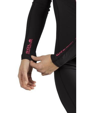 Cressi Skin Adult Full Suit - Large Black/Pink | Water Sport Suit for Warmth & Sun Protection - Buy Online on GoSupps.com
