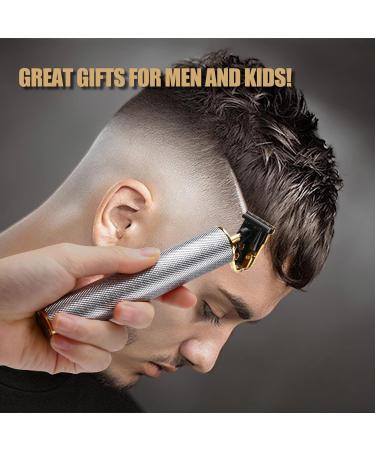 Zero Gapped Trimmers for Men & Women - Precision T Blade Hair Liners & Edge Up Clippers (Silver) | Professional Hairline Edgers - Buy Online on GoSupps.com