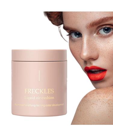 Face Freckles Makeup Air Cushion Freckles | Quick Dry Natural Like Fake Freckles Cushion for Natural Effortless Sunkissed Makeup with 3D Freckles