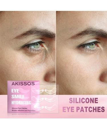 Eye Pads - Akissos 6 Pieces Silicone Eye Pads Reusable for Dark Circles Puffy Eyes Wrinkles - Overnight Eye Care for Men and Women Reusable Under Eye Patches for Wrinkles - Buy Online on GoSupps.com