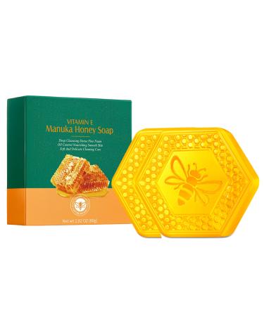 2pcs Savon Naturel Savon pour le Corps Savons Purs et Naturels Savon pour les Peaux S ches Sensibles Savon Naturel la Vitamine E et au Miel Hydratant Apaisant pour une Peau Douce et clatante