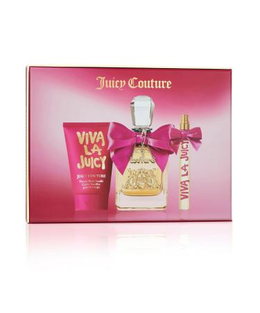Juicy Couture Viva La Juicy Eau De Parfum Women's Perfume Valentine's Day Gift for Her Notes of Mandarin Gardenia & Caramel Floral & Sweet EDP Spray 2.64 Fl Oz (Pack of 3) Viva La Juicy - Buy Online on GoSupps.com