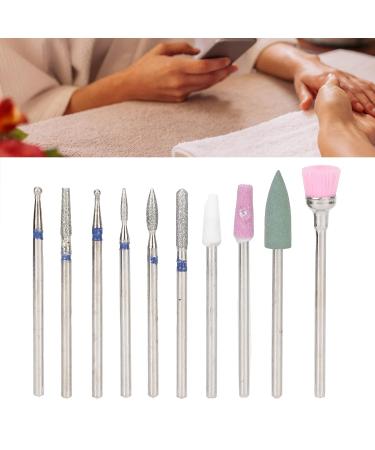 Nail Drill Set - 10pcs Dead Skin Remover & Nail Art Grinding File Heads for Perfect Manicures | Ideal for Professionals & Home Use - Buy Online on GoSupps.com