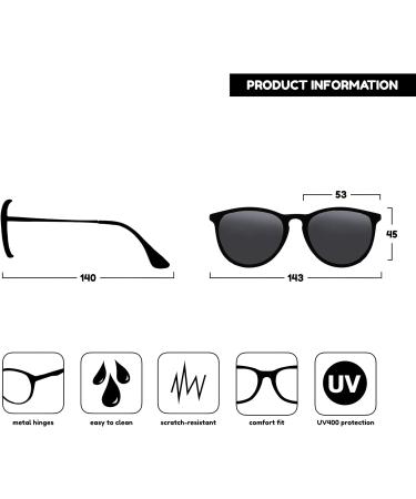 Opulize Jet Sun Readers 2-Pack - Stylish UV400 Tinted Glasses with Designer Frame & Scratch Protection - +2.00 Dioptres for Men - Buy Online on GoSupps.com