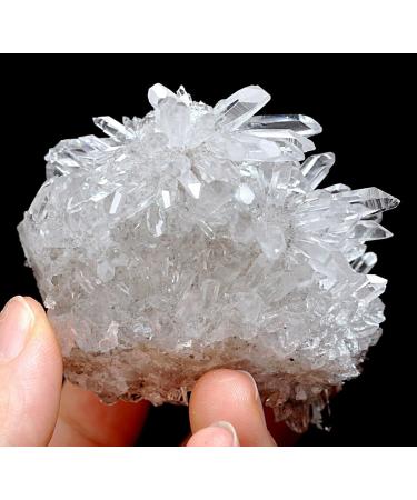 Natural Crystal Rough 115g White Chrysanthemum-Like Quartz Crystal Cluster - Buy Online on GoSupps.com