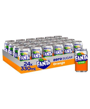 Fanta Orange Zero No Sugar 24x330ml