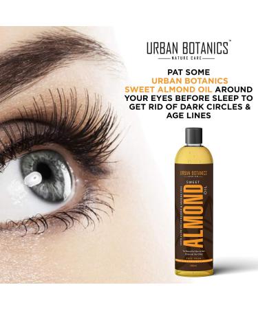 Pure Cold Pressed Sweet Almond Oil for Hair & Skin - Odorless 6.76 fl. Oz | International Shipping Available - Buy Online on GoSupps.com