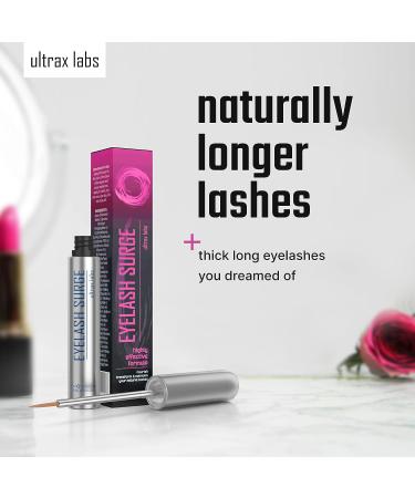 Ultrax Labs Eye Lash Surge - Clinically Proven Eyelash Growth Serum for Fuller & Thicker Lashes - Buy Online on GoSupps.com
