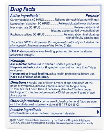 Buy Boiron Gasalia - 60 Tablets for Effective Gas Relief | Fast International Shipping - Buy Online on GoSupps.com