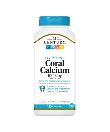 21st Century Coral Calcium 1000 mg 120 Capsules - Buy Online on GoSupps.com