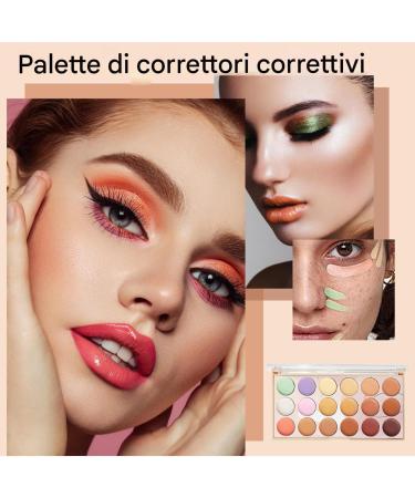Concealing Contour Palette - Brightening Face Cream 18 Colors | Waterproof Concealed Makeup for Complexion Beauty for Everyday Use - Buy Online on GoSupps.com