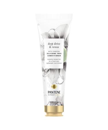 Pantene Nutrient Blends Deep Detox & Renew Clarifying Silicone Free Charcoal Conditioner, 8 Fl Oz