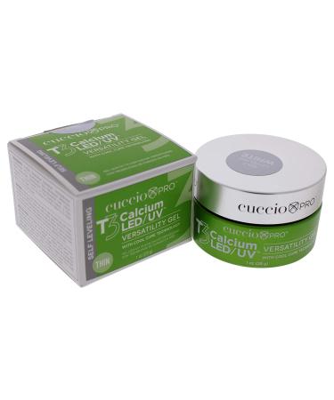 Cuccio Pro T3 LED/UV Cool Cure Versatility Gel - Self-Leveling Gel with Calcium - White 1 Oz - Buy Online on GoSupps.com