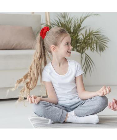 Dacitiery 32Pcs Girls School Hair Accessories Kit - Red Bow Hair Clips, Headband, Elastics Bands - Birthday Gift for Girls - Buy Online on GoSupps.com