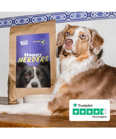 Premium Dry Dog Food - Hey Holy Happy Herder - 40% Chicken Cereal Free 7kg - Ideal for Adult Herding Dogs - Buy Online on GoSupps.com