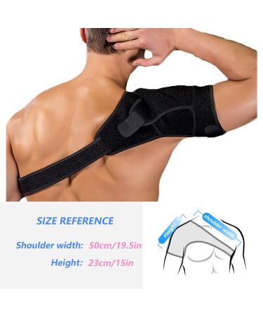 Buy Solo Actfit Adjustable Neoprene Shoulder Bandage - Injury Support & Pain Relief for Right & Left Arm - Elastic Sports Cuffs - Buy Online on GoSupps.com