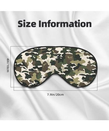 Shop Cold Tree Camouflage Sleep Mask Eye - Reusable Soft Blackout Masks for Better Sleep | Travel & Camping Essentials - Gifts for Him & Her - Buy Online on GoSupps.com