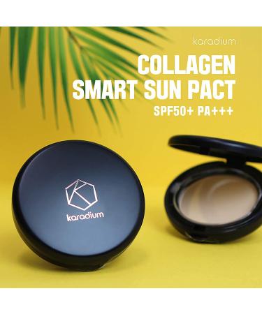 [KARADIUM] Collagen Smart Sun Pact 11g - Silky Finish Pact with Long Lasting Sebum Control & Sun Protection (#21) - Buy Online on GoSupps.com